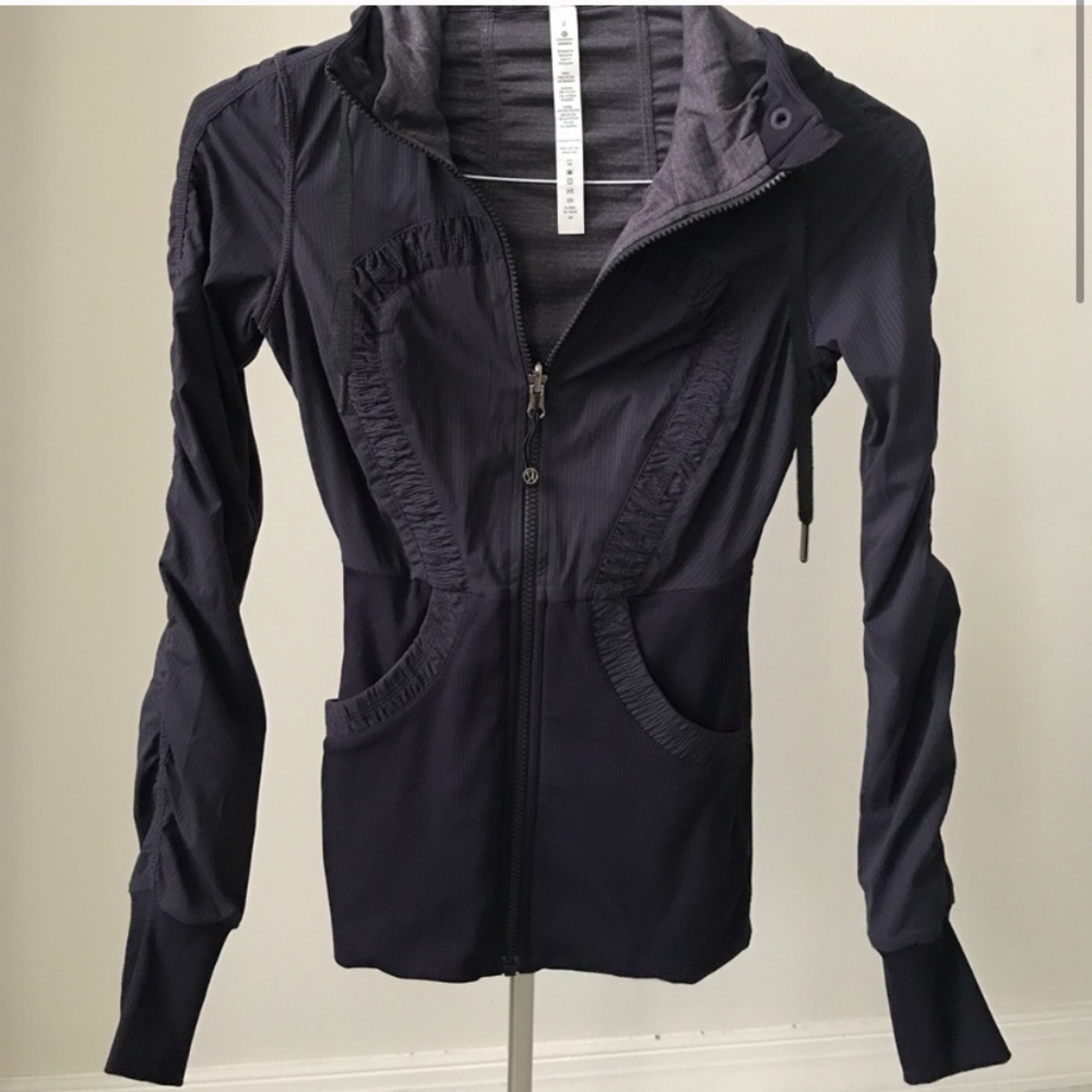 Lululemon Dark Purple Dance Studio Jacket Hoodie